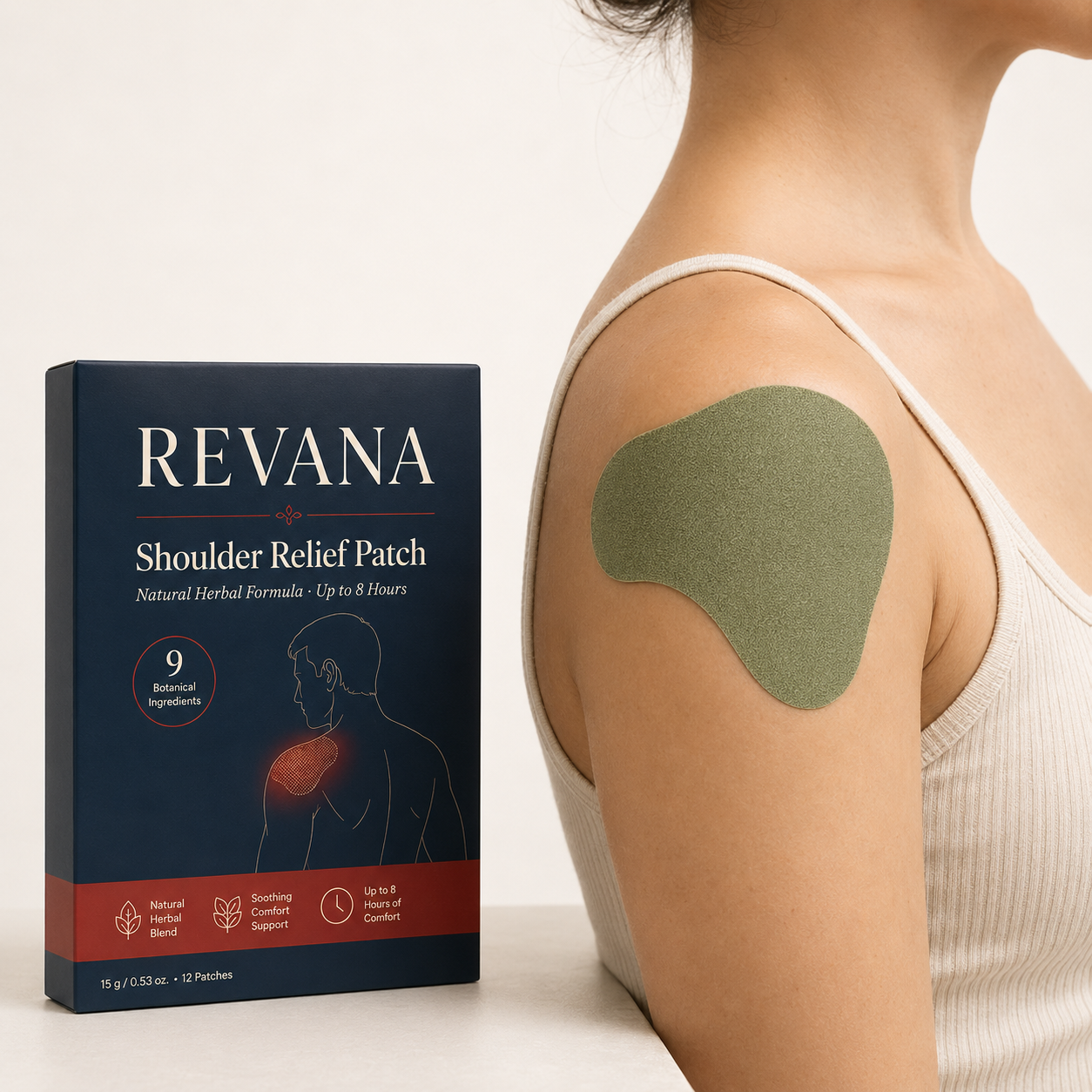Revana™ Shoulder Patch — Natural Herbal Relief