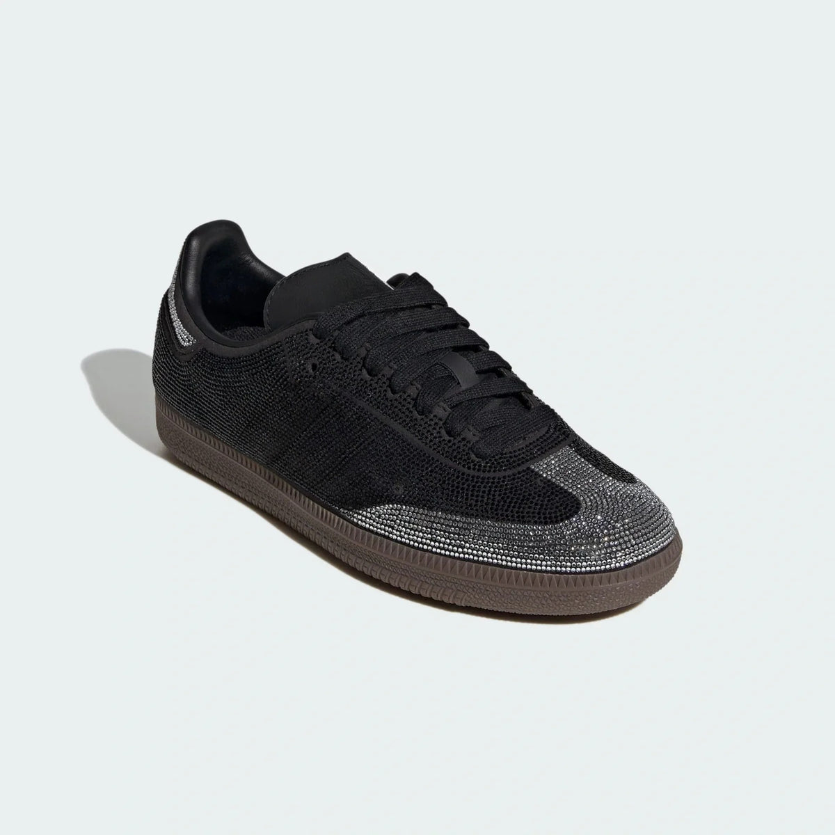 Women's Rhinestone Black Sneakers