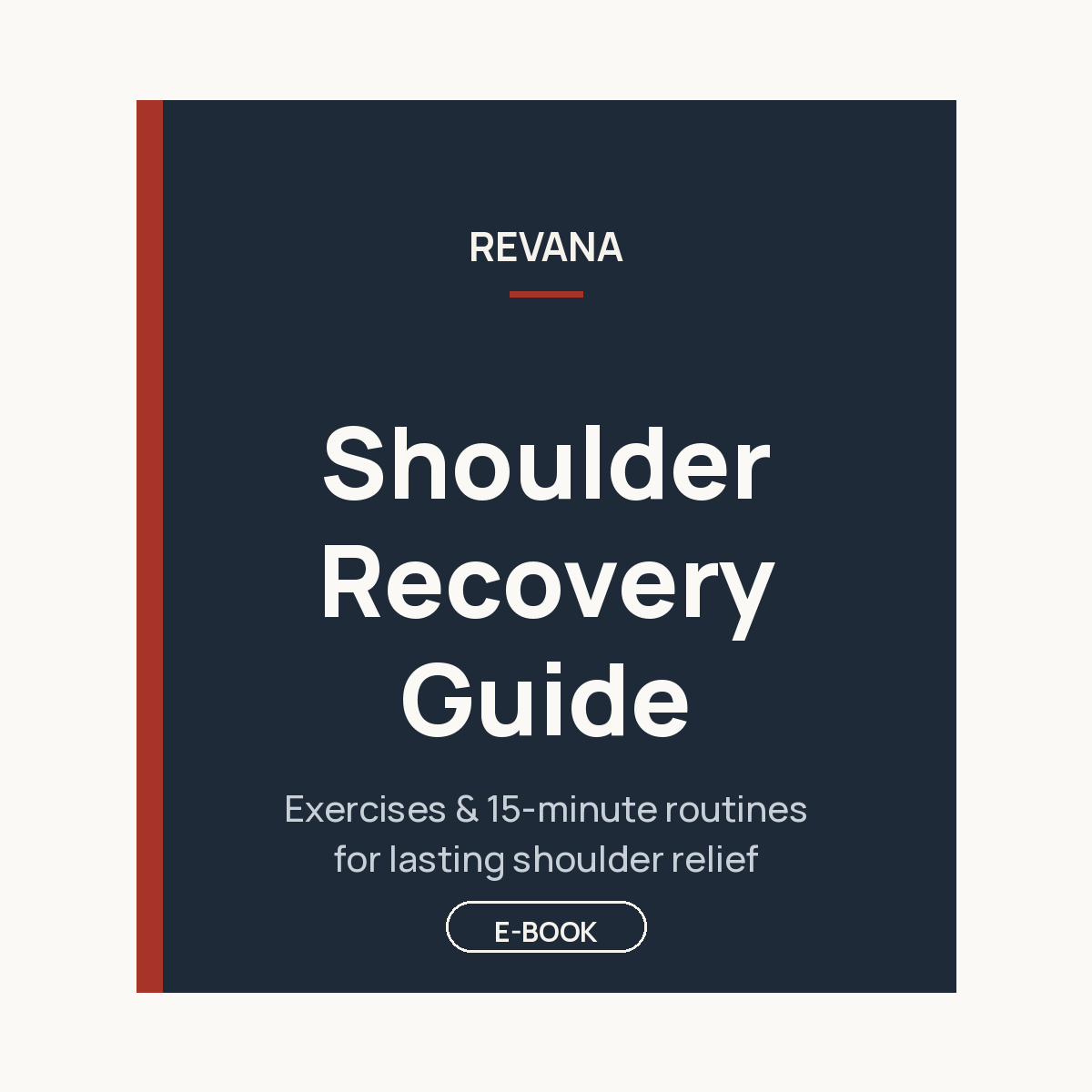 Shoulder Recovery Guide e-book cover
