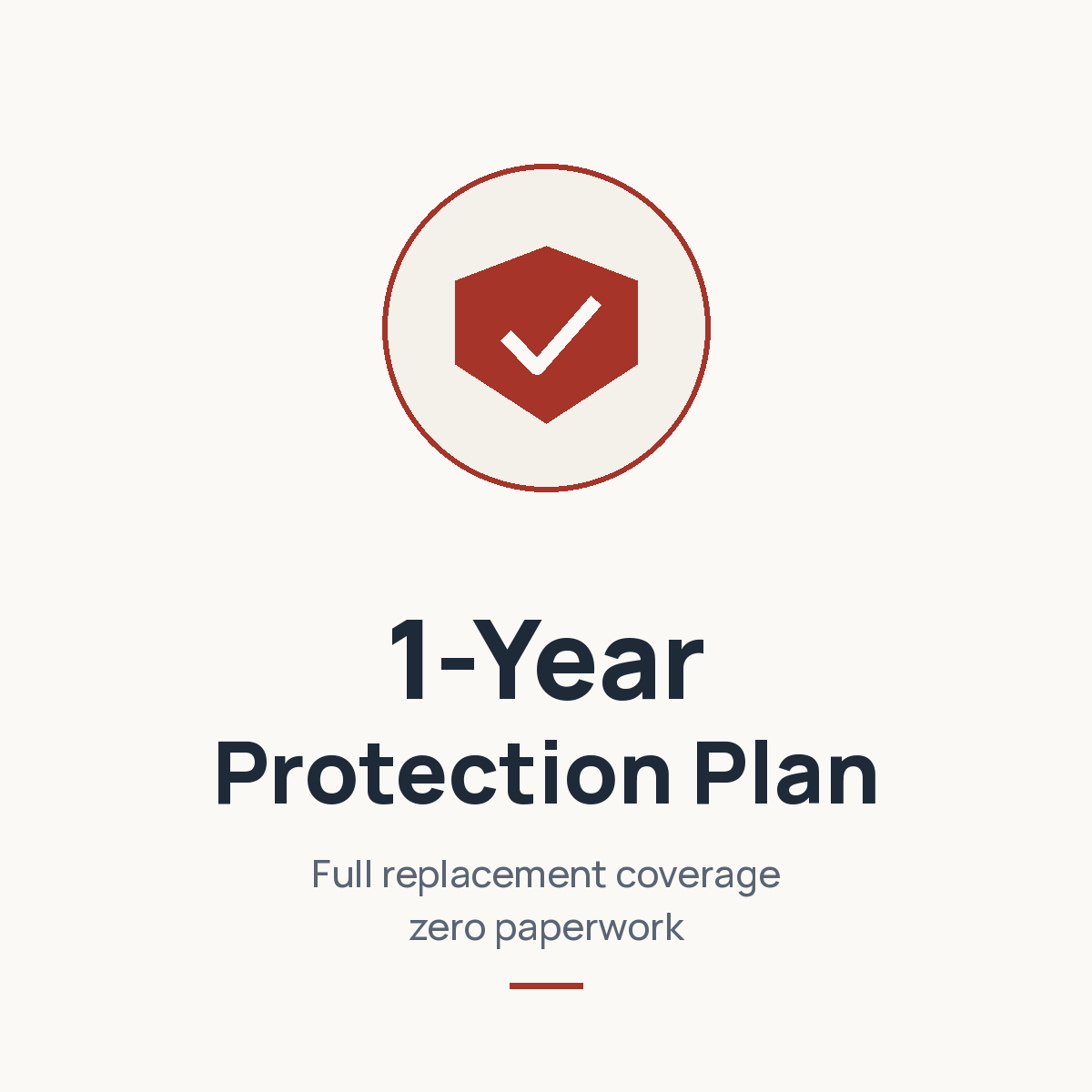 1-Year Protection Plan badge